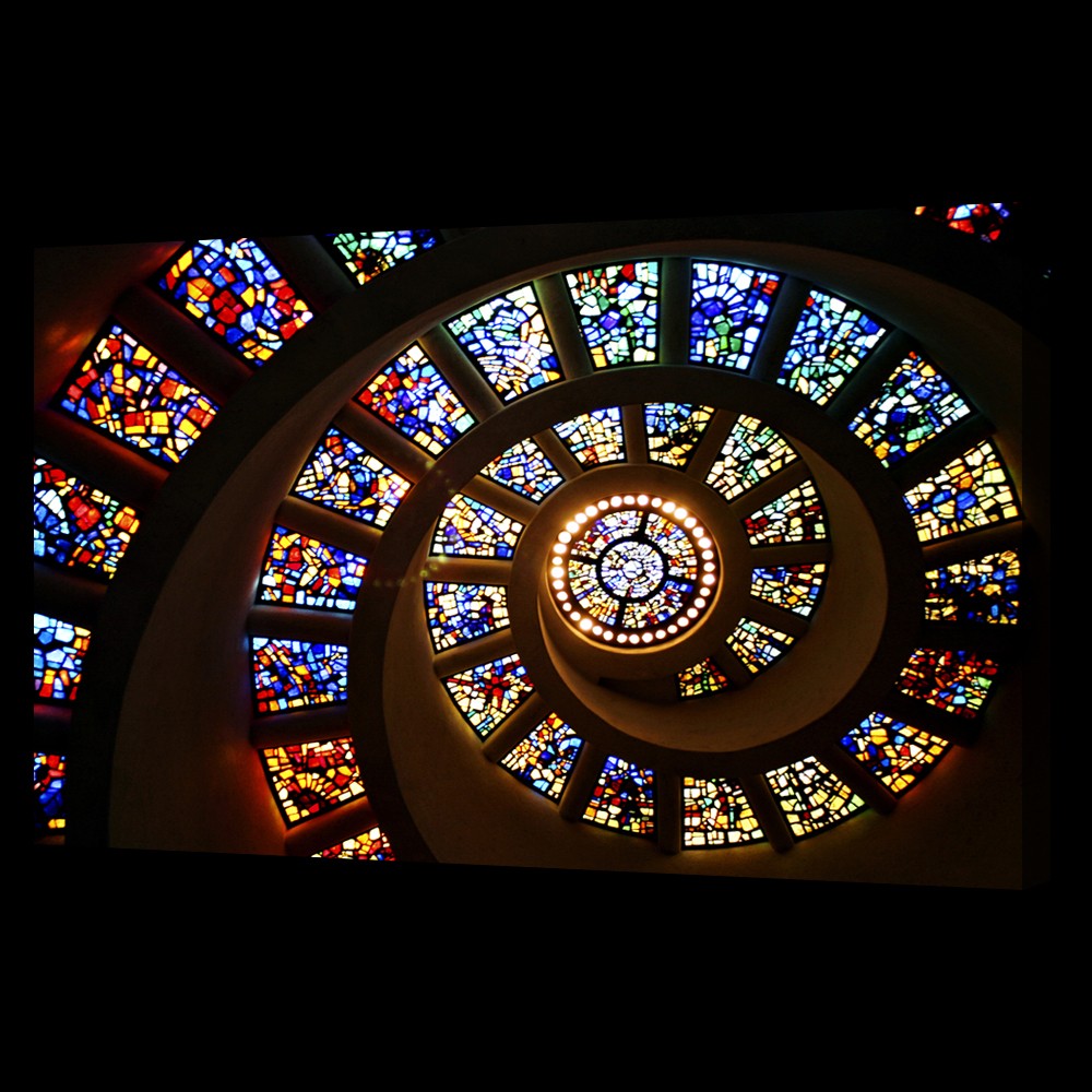 Spiral Stained Glass