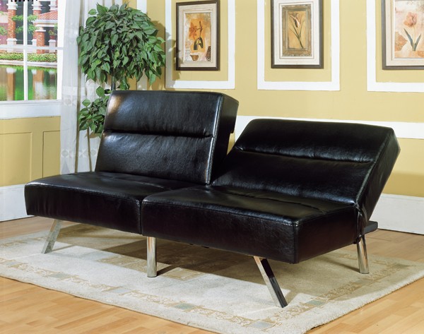 Oxford Faux Leather Sofa Bed